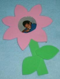 Preschool Flower Photo Magnet - Photo by J. Young